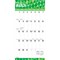 Jumbo Grid Large Print | 2026 12 x 24 Inch (Hanging) Monthly Square Wall Calendar | Matte Paper and Foil Stamped Cover